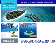 Tablet Screenshot of maldive.it